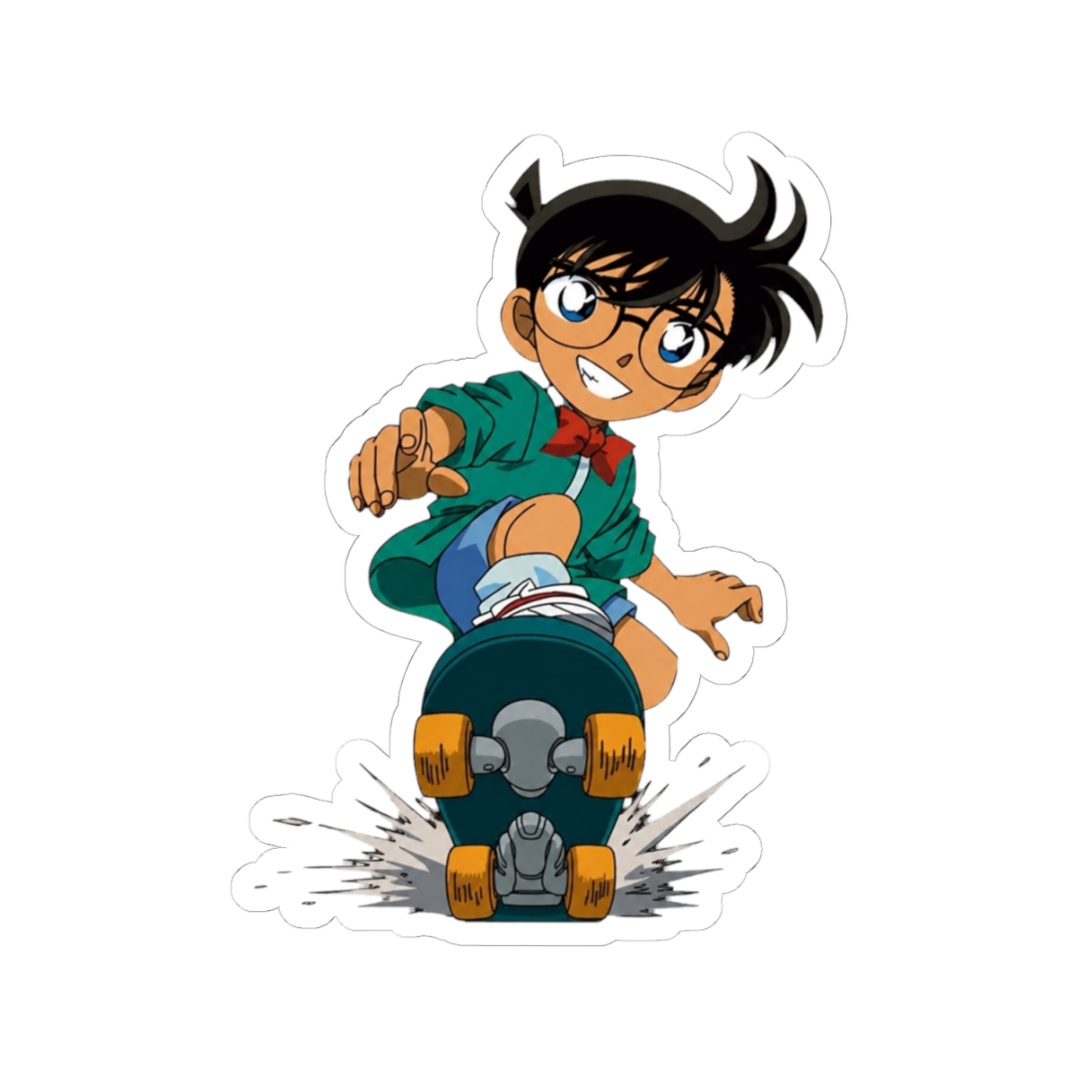 Conan Edogawa Skateboard | Detective Conan / Case Closed - alternate angle 1, merchandise