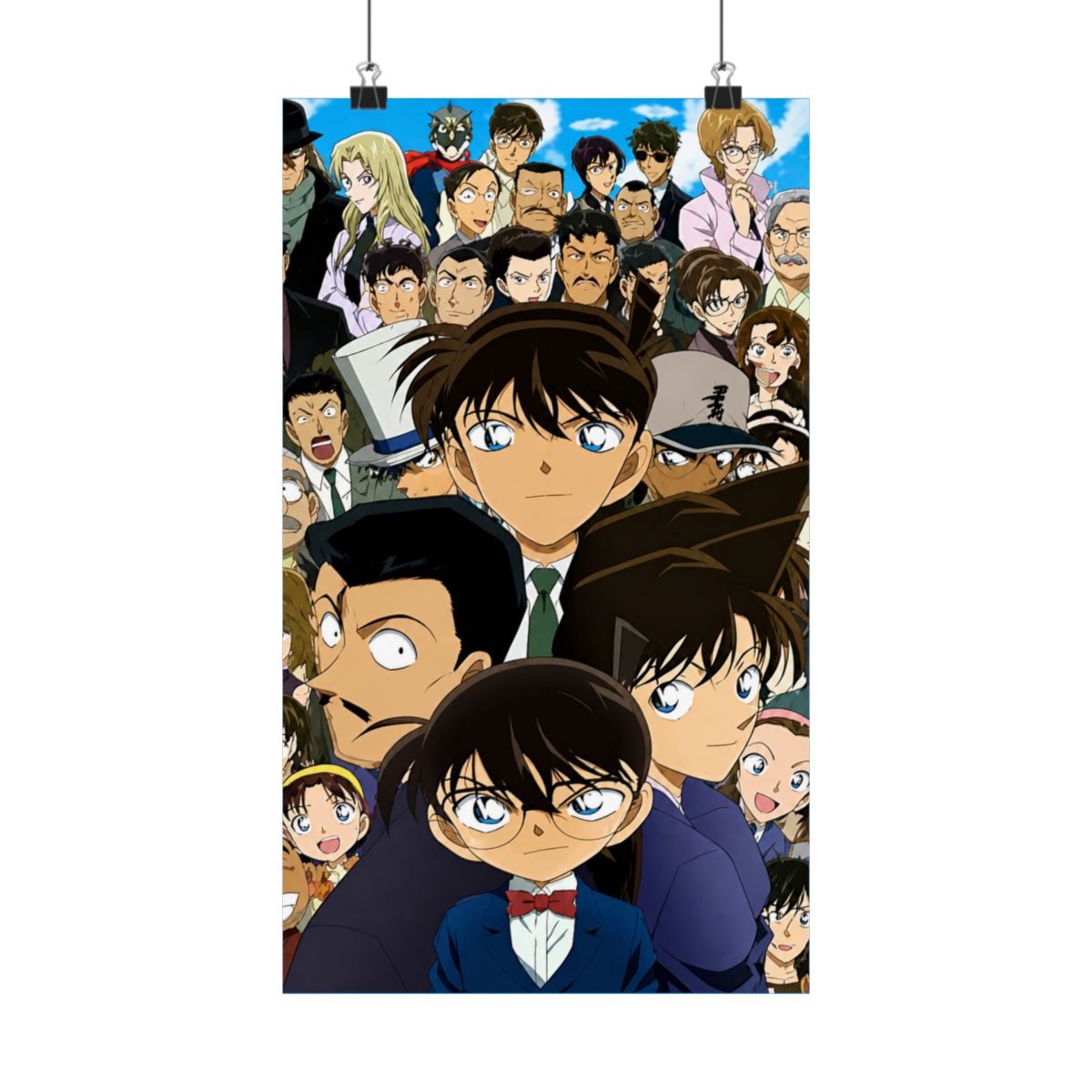 Detective Conan - Case Closed Anime Fabric Wall Scroll Poster (16 x 22) Inches | Detective Conan / Case Closed - alternate angle 2, merchandise