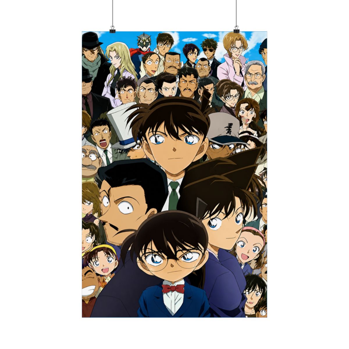 Detective Conan - Case Closed Anime Fabric Wall Scroll Poster (16 x 22) Inches | Detective Conan / Case Closed - alternate angle 3, merchandise