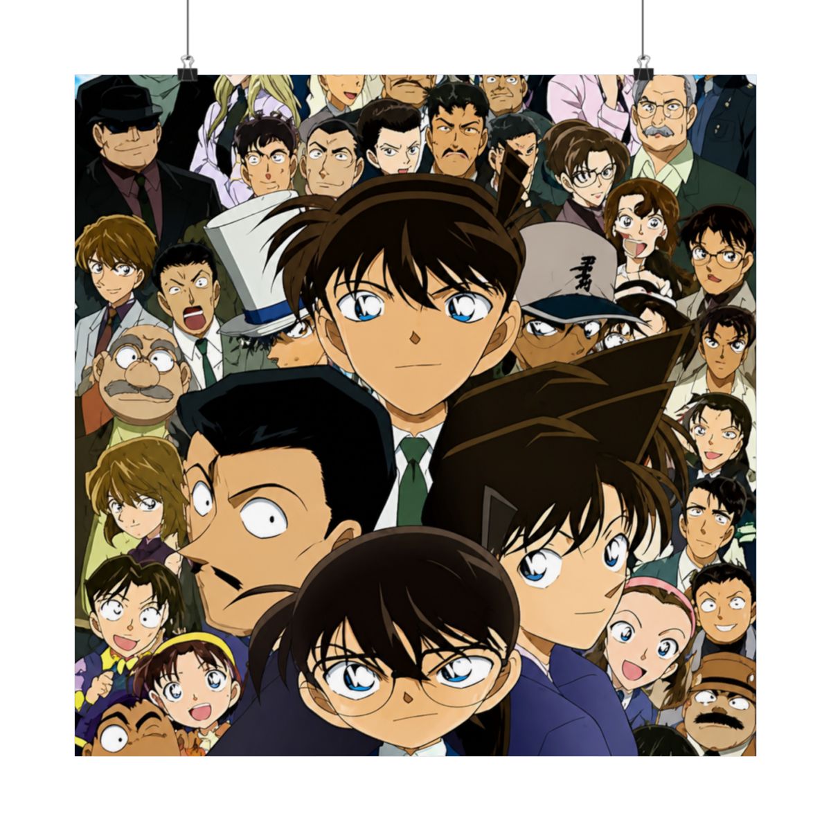 Detective Conan - Case Closed Anime Fabric Wall Scroll Poster (16 x 22) Inches | Detective Conan / Case Closed - alternate angle 4, merchandise