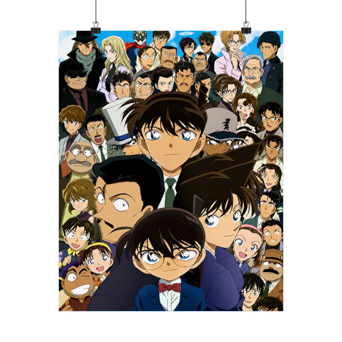 Detective Conan - Case Closed Anime Fabric Wall Scroll Poster (16 x 22) Inches | Detective Conan / Case Closed - alternate angle 5, merchandise