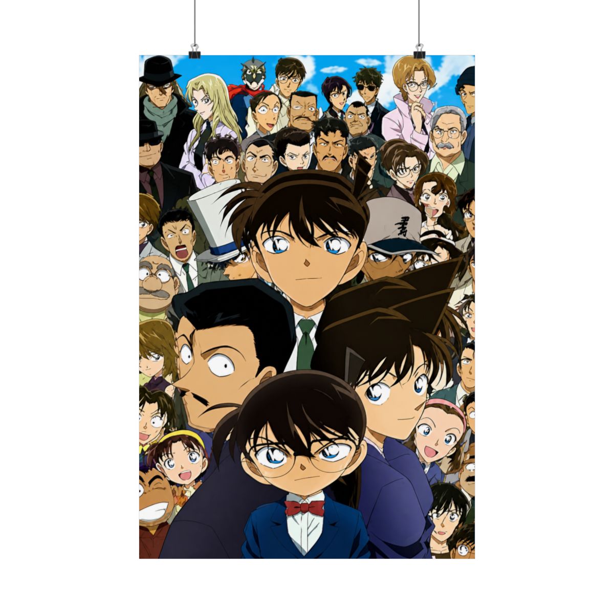 Detective Conan - Case Closed Anime Fabric Wall Scroll Poster (16 x 22) Inches | Detective Conan / Case Closed