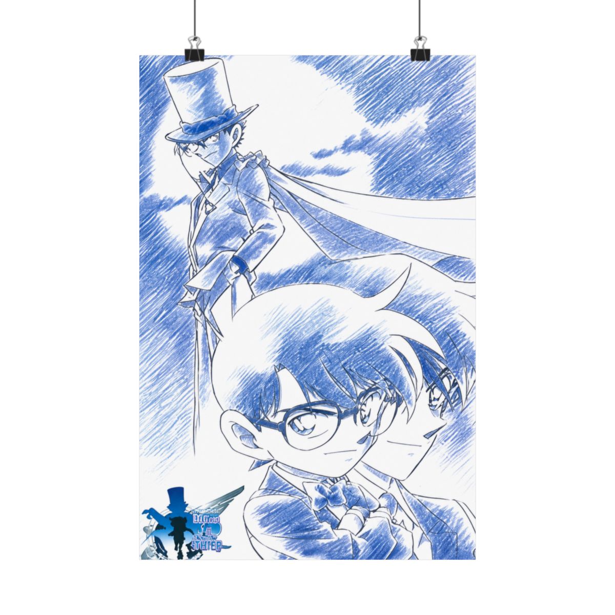 Detective Conan - Case Closed Anime Fabric Wall Scroll Poster (32 x 44) Inches | Detective Conan / Case Closed - alternate angle 5, merchandise