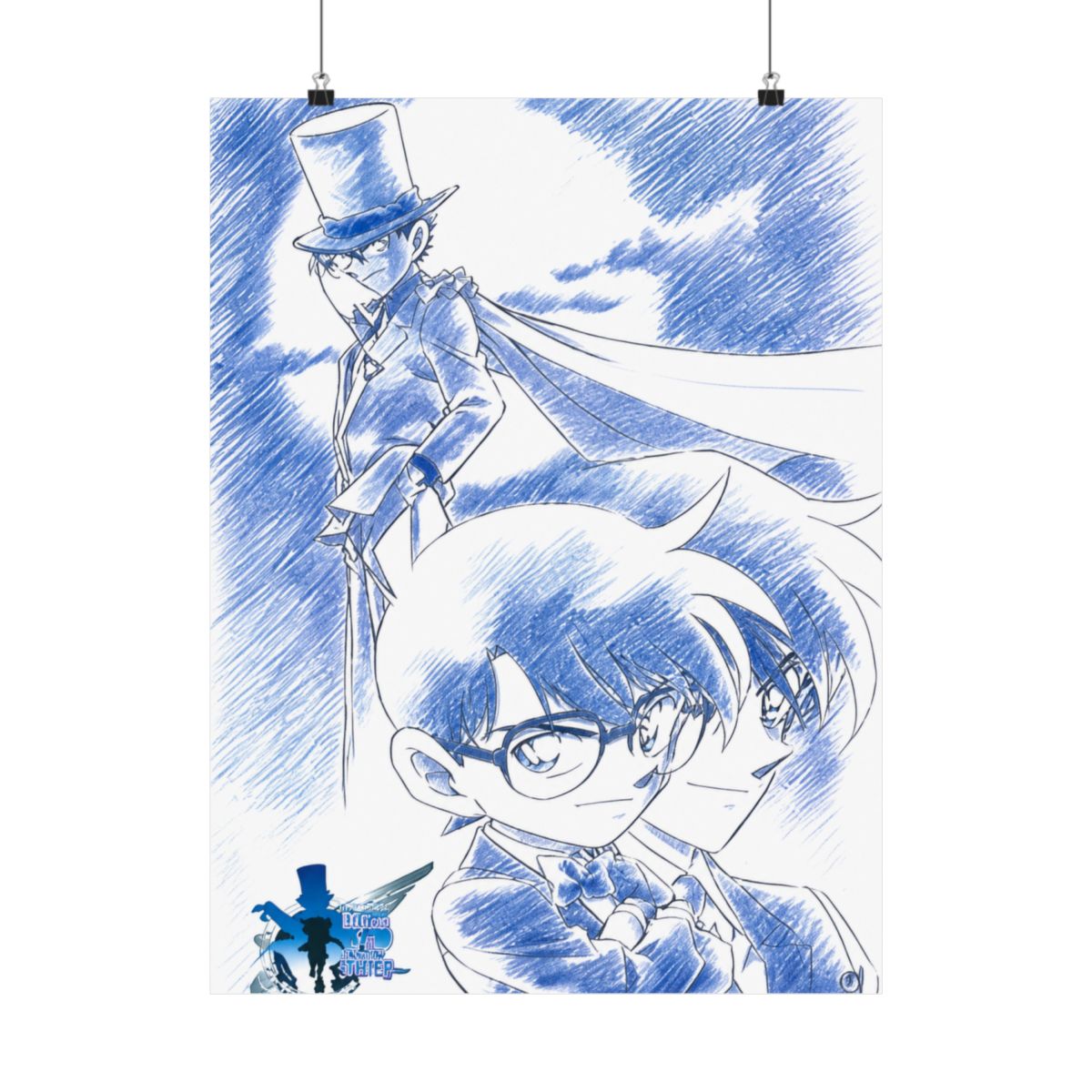 Detective Conan - Case Closed Anime Fabric Wall Scroll Poster (32 x 44) Inches | Detective Conan / Case Closed - alternate angle 3, merchandise