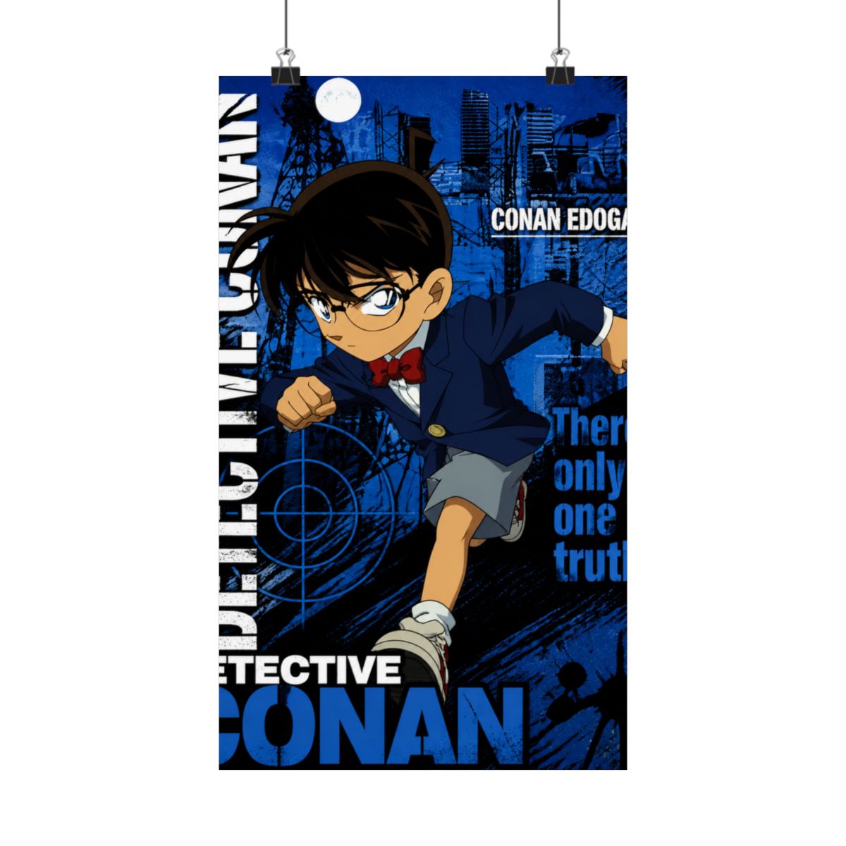 Detective Conan - Case Closed Anime Fabric Wall Scroll Poster (32 x 23) Inches | Detective Conan / Case Closed - Official Posters & Wall Art merchandise