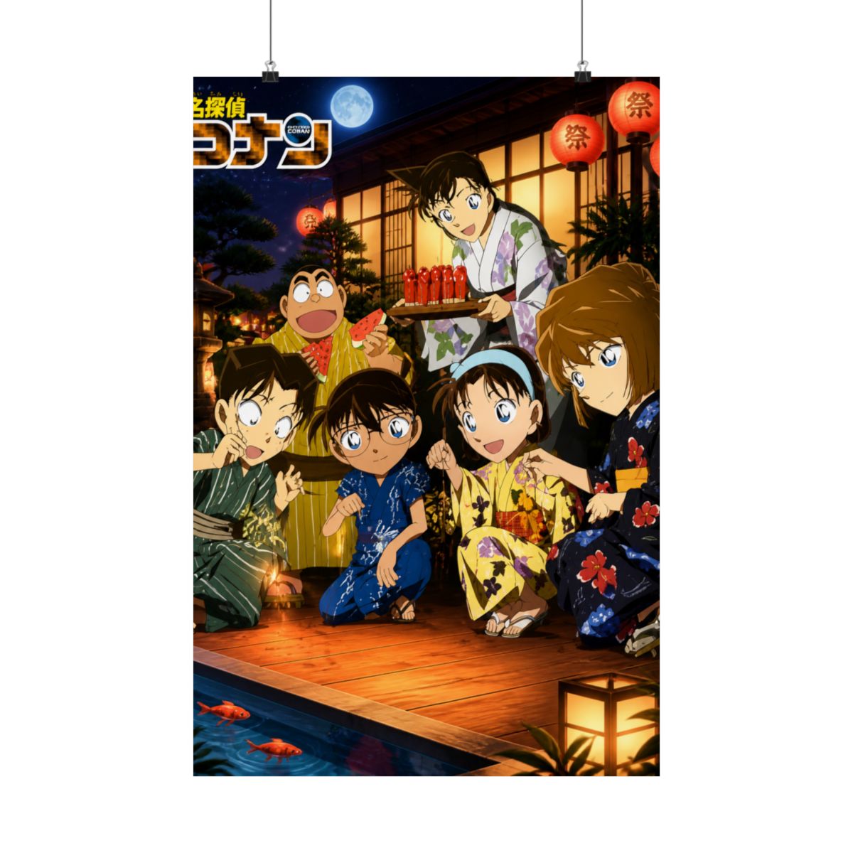 Detective Conan - Case Closed Anime Fabric Wall Scroll Poster (32 x 21) Inches | Detective Conan / Case Closed